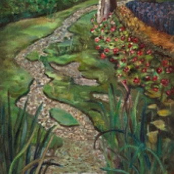 THE PATH
oil on canvas- 36 x 12
$2,550.00